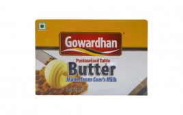 Gowardhan Pasteurised Table Butter - Made From Cow's Milk  Box  100 grams